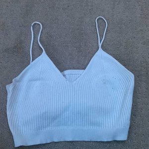 Knit cropped tank size small